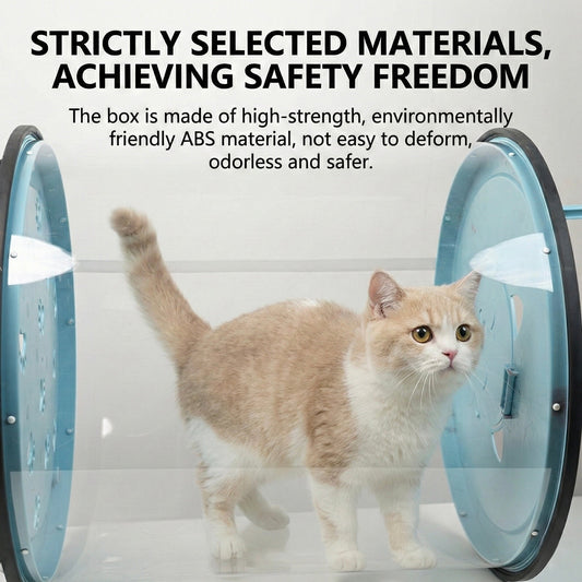 Transparent Cat Walking Roller
