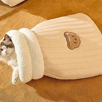 Cat Sleeping Bag Soft Bed L