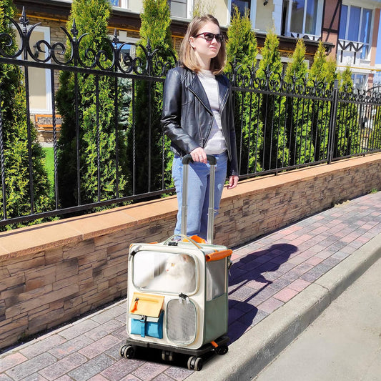 Pet Carrier Large Trolley Bag