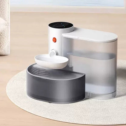 Filter free Cat Water Fountain,Wireless Pet Fountain Battery Operated - Cutier Store