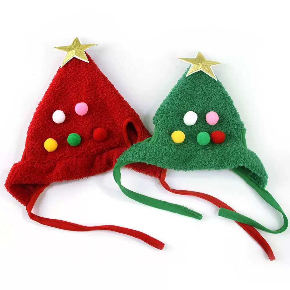 Festive Holiday Pet Hat & Scarf Set - Cute Christmas Costume