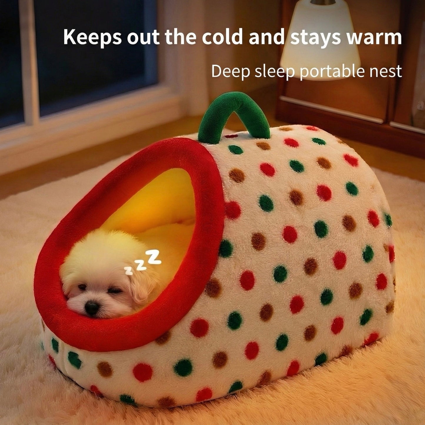 Insulated Winter Pet House - Warm Indoor/Outdoor Shelter