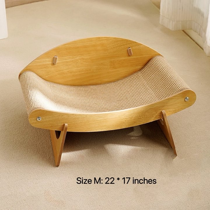 Cat Scratching Bed Cat Couch Bed Large Wood Hammock Wear Resistant CUTIER STORE 