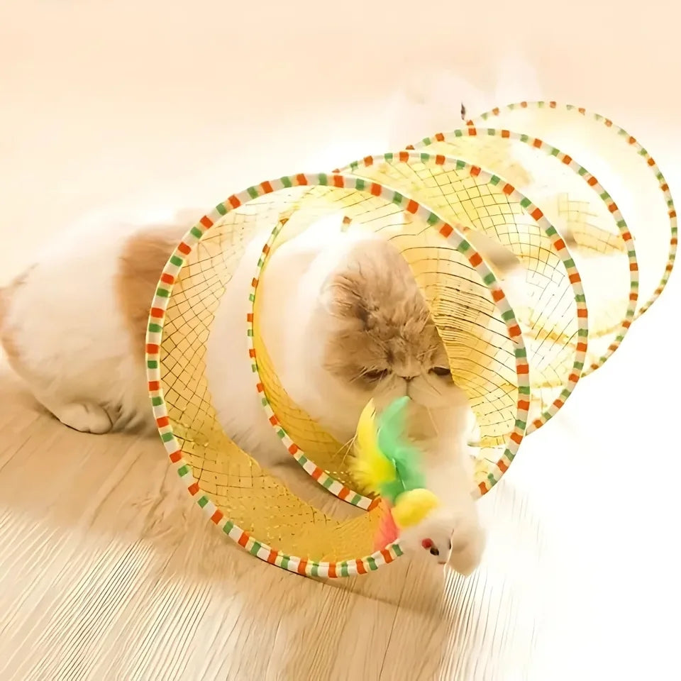 Cat tunnel teaser toy by cutier store