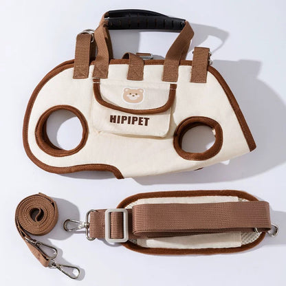Hands-Free Pet Shoulder Sling Carrier – Comfortable & Secure Dog & Cat Sling Bag | Pet Parent Gift