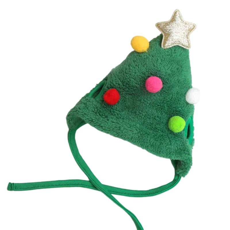 Festive Holiday Pet Hat & Scarf Set - Cute Christmas Costume