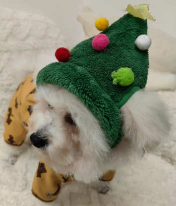 Cutest Christmas pet tree scarf Set