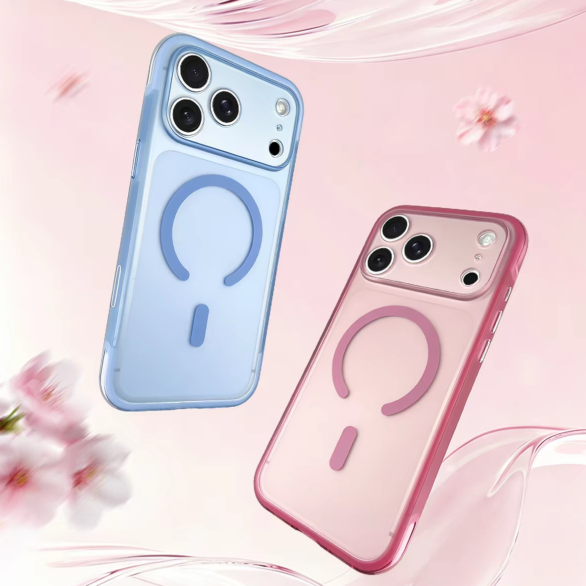 Cute Translucent  Magsafe iPhone 18/17 case
