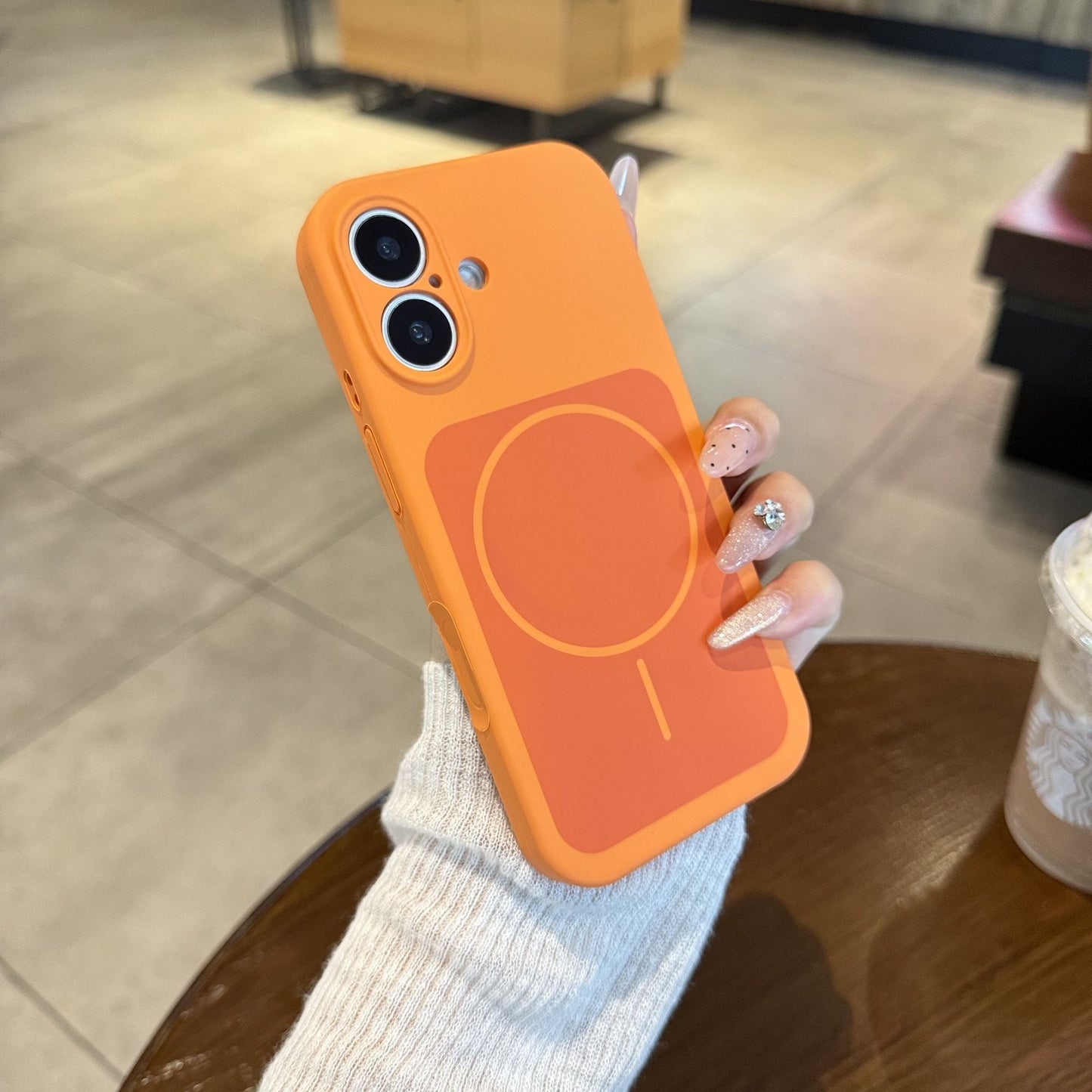 Thin magnetic closure Case For IPhone