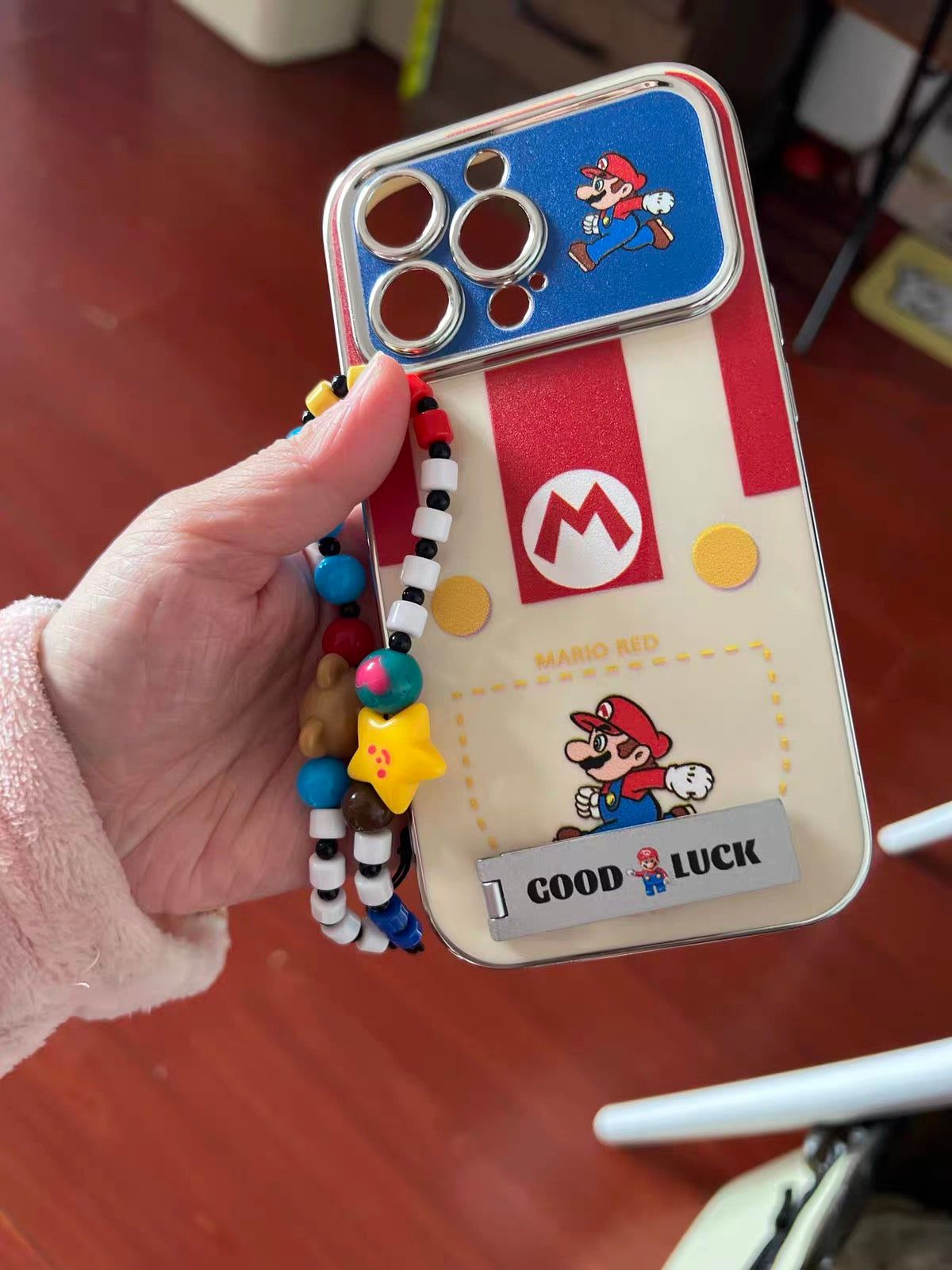 Cute Pocket Mario Phone Case & Bracelet for iPhone