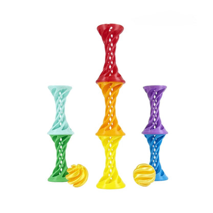 3D Printed Rainbow Spiral Toy – Satisfying Colourful Fidget & Sensory Toy