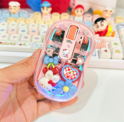 Cute 3D Kitty Design wireless mouse