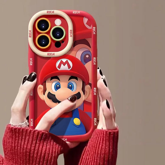 Cartoon Super Mario iPhone Cover