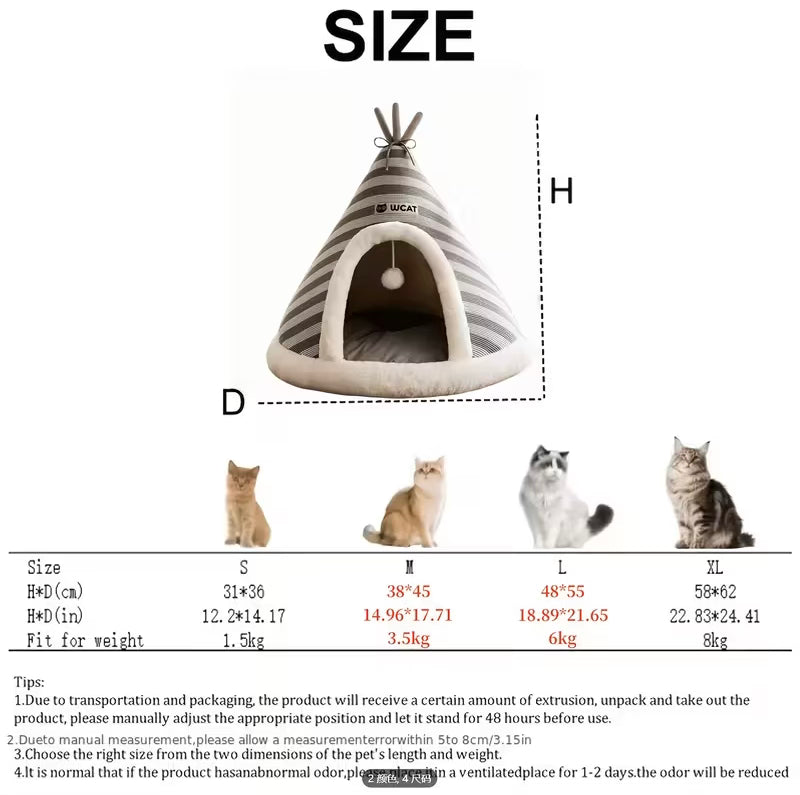 Cat and dog tent warm house