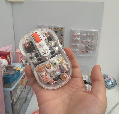 Maltese Puppy wireless transparent mouse
