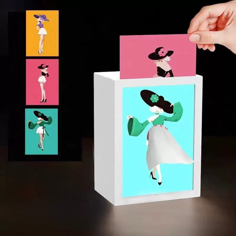 Creative girlfriend tissue box Elegant Ballerina – Creative 3D Tissue Holder with Dancing Girl Design | Unique Home Décor Gift