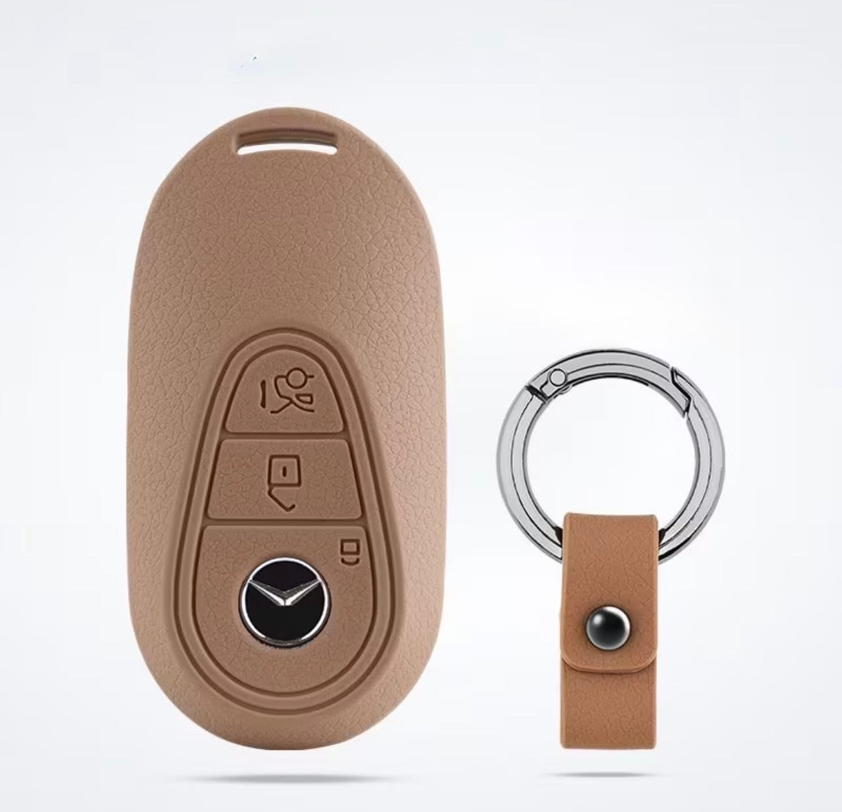 Cute Cartoon Face Silicone Key Cover