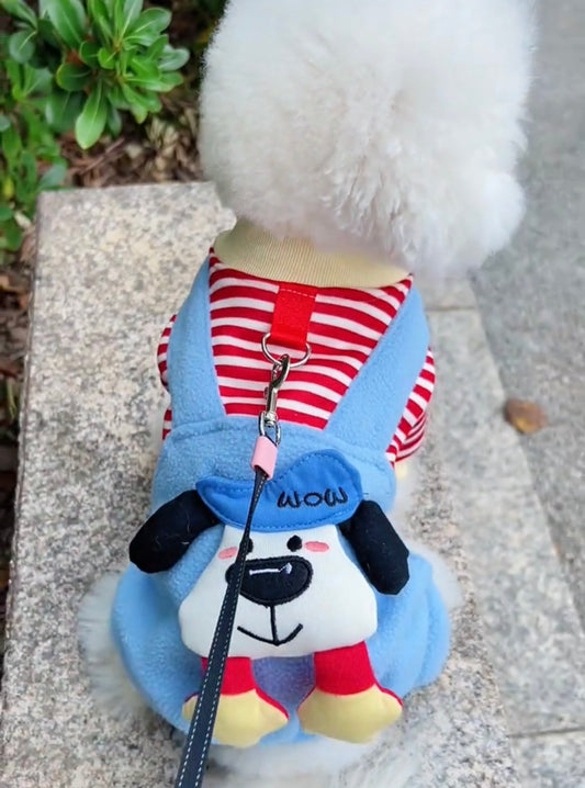 Funny cute Pet Winter Cartoon vest