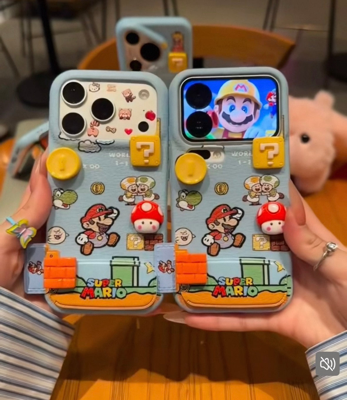 Cute Super Mario game iPhone Case
