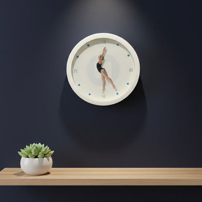 Ballerina Dancing Clock – Elegant Spinning Dancer Wall Clock for Girls Room & Home Decor