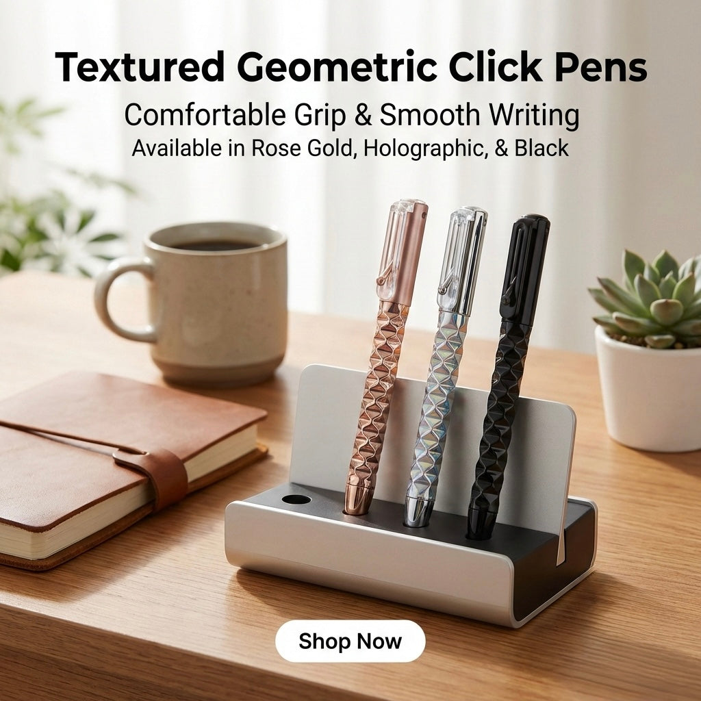 Magnetic Shape-Shifting Fidget Pen - Geometric Stress Relief Toy & Writing Pen