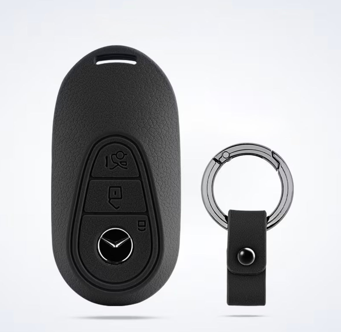 Cute Cartoon Face Silicone Key Cover