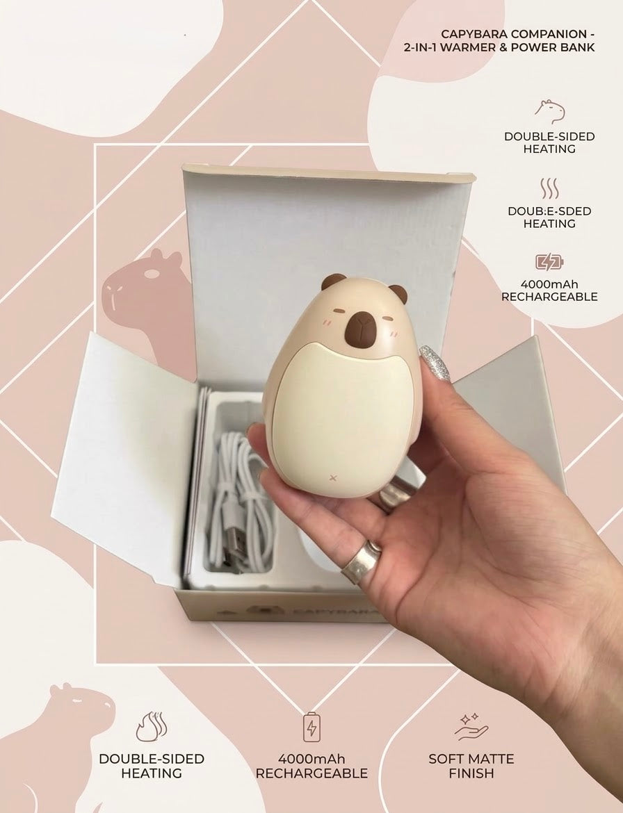 Cute Capybara Hand Warmer Gift