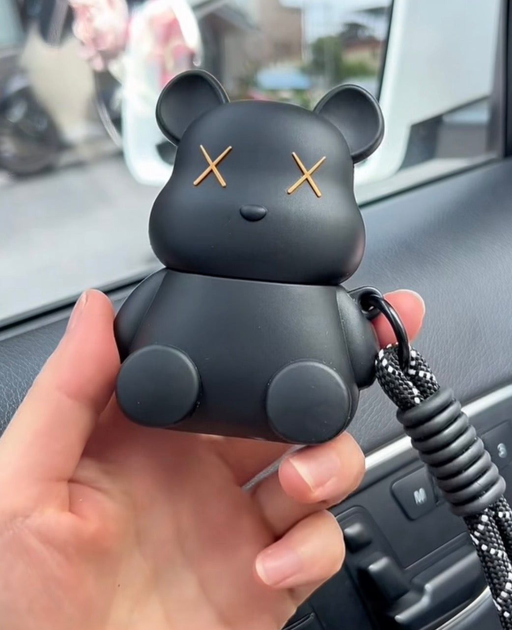 Bear-Shaped Silicone Car Key Fob Cover