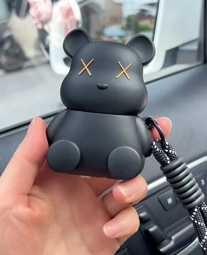 Bear-Shaped Silicone Car Key Fob Cover