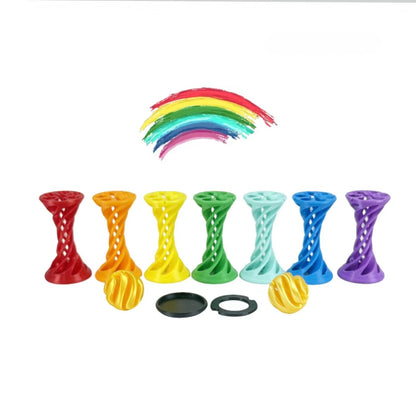 3D Printed Rainbow Spiral Toy – Satisfying Colourful Fidget & Sensory Toy