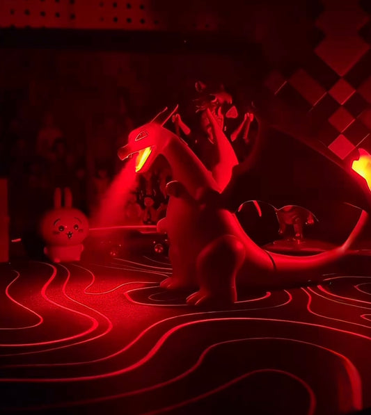 Pokemon Charizard & Eevee Light-Up Action Toy - Spray Mist Effect