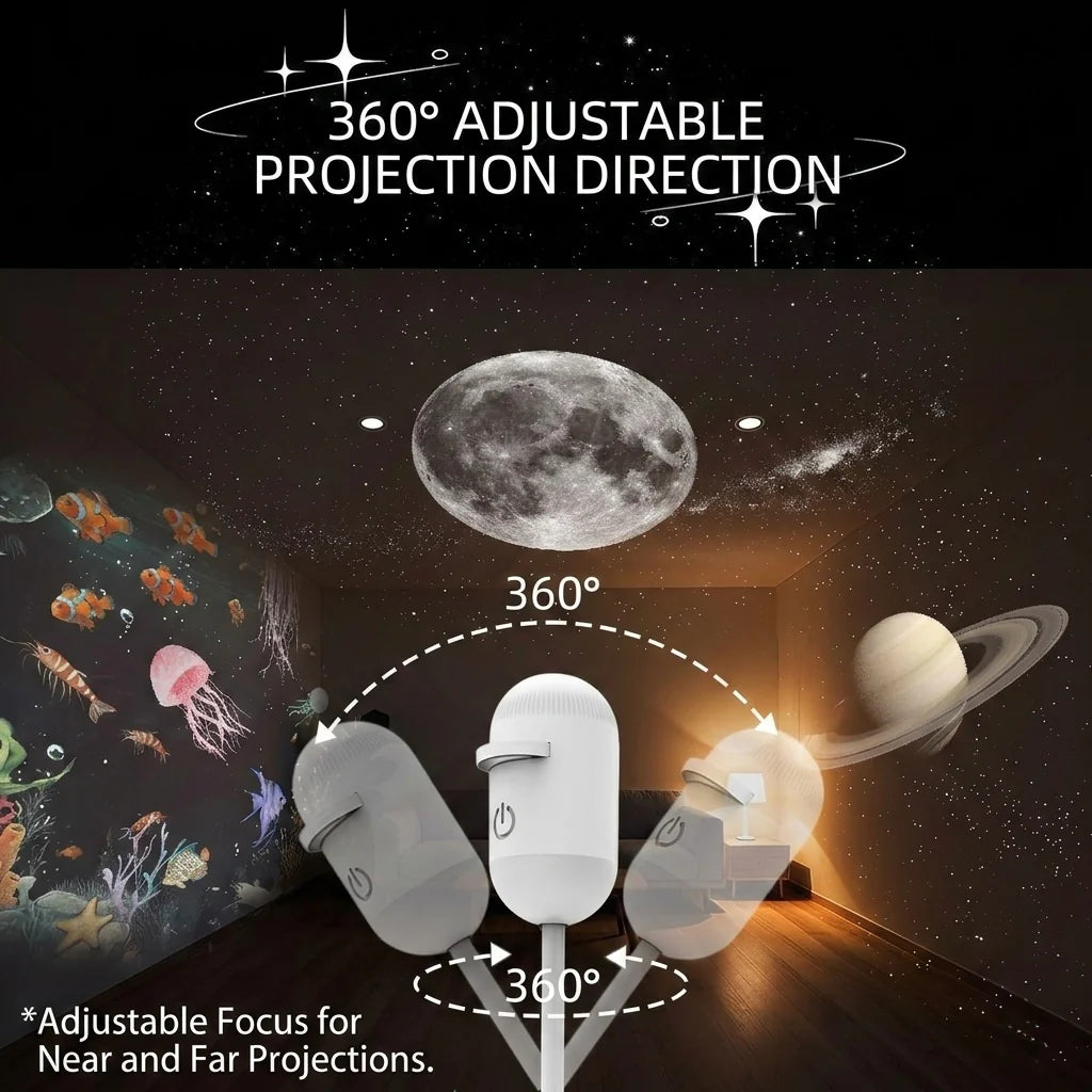 Ambient Starry Sky Night Light Projector