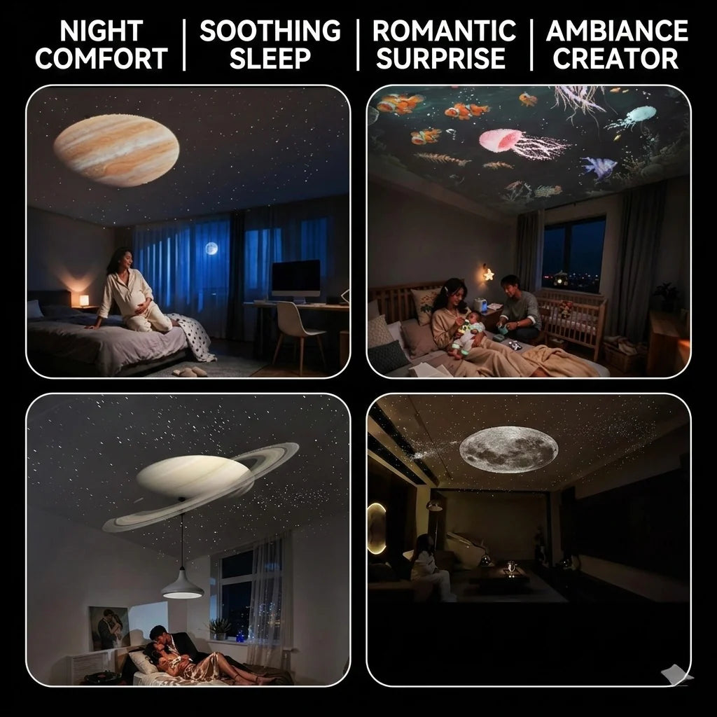 Ambient Starry Sky Night Light Projector