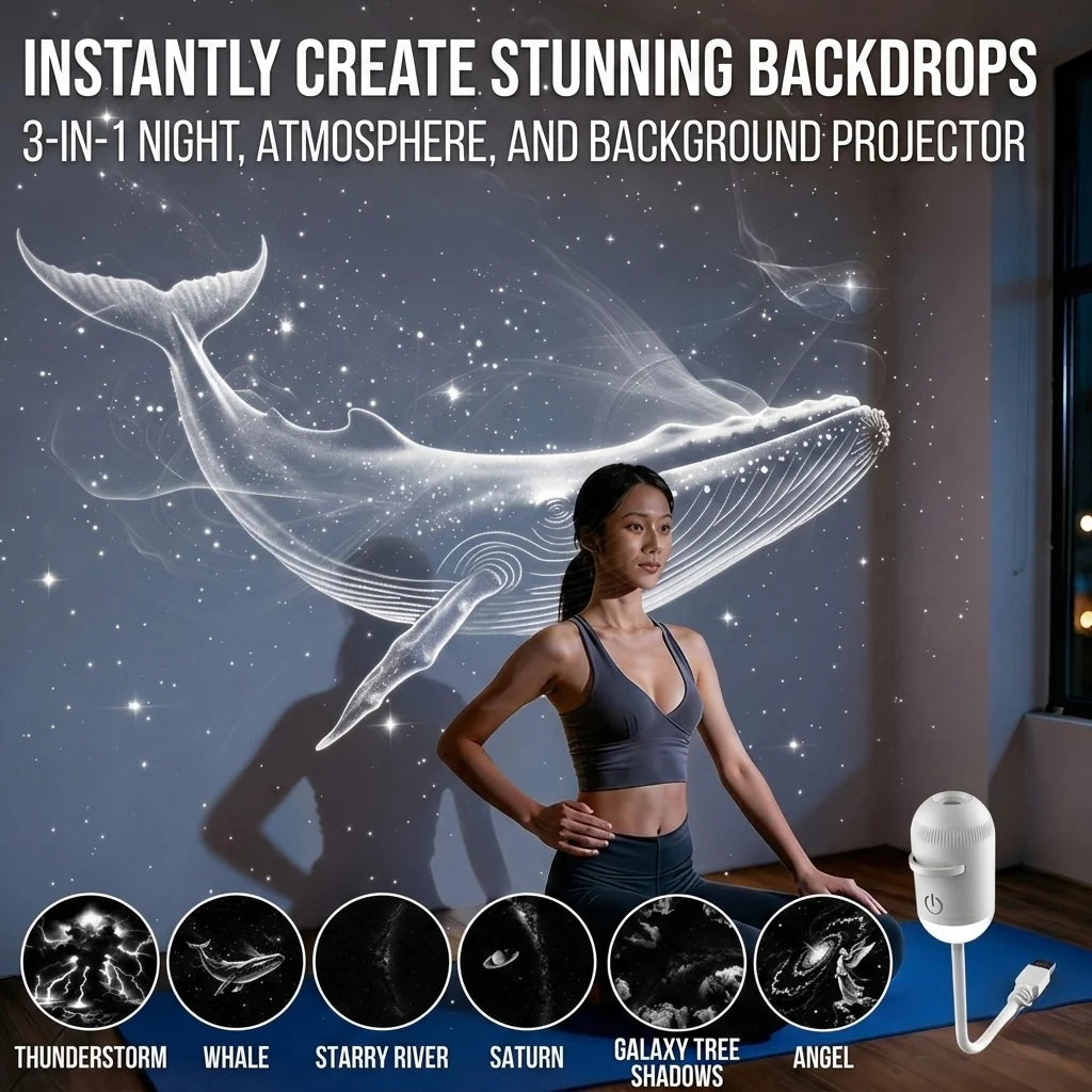 Ambient Starry Sky Night Light Projector