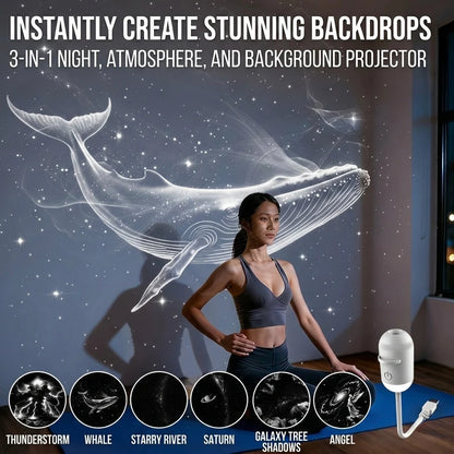 Starry Sky Nightlight Projector – Galaxy LED Star Projector for Bedroom & Kids Room