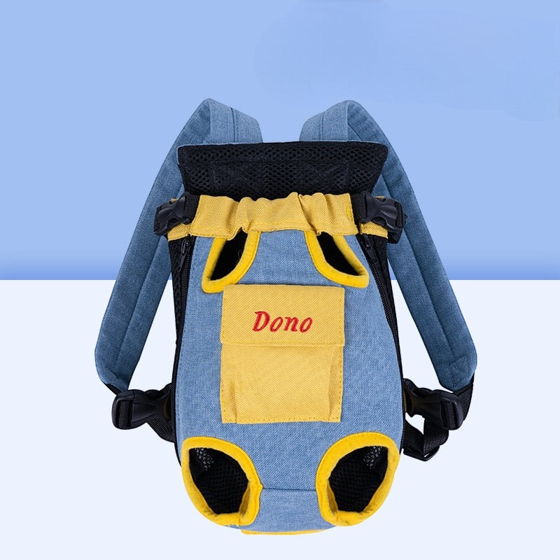Ergonomic Four-Legged Outdoor Pet Carrier Backpack