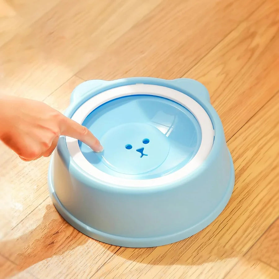 Pet anti splash water bowl