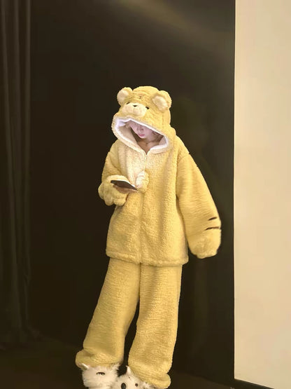 Cute Puppy Bear Outfit 2 Piece