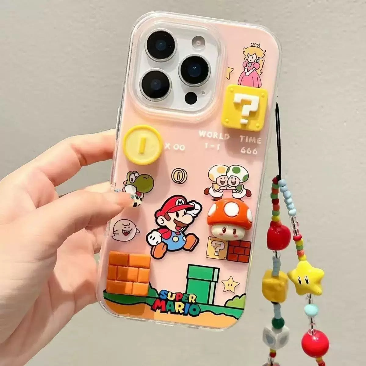 Cartoon Mario game iPhone Case