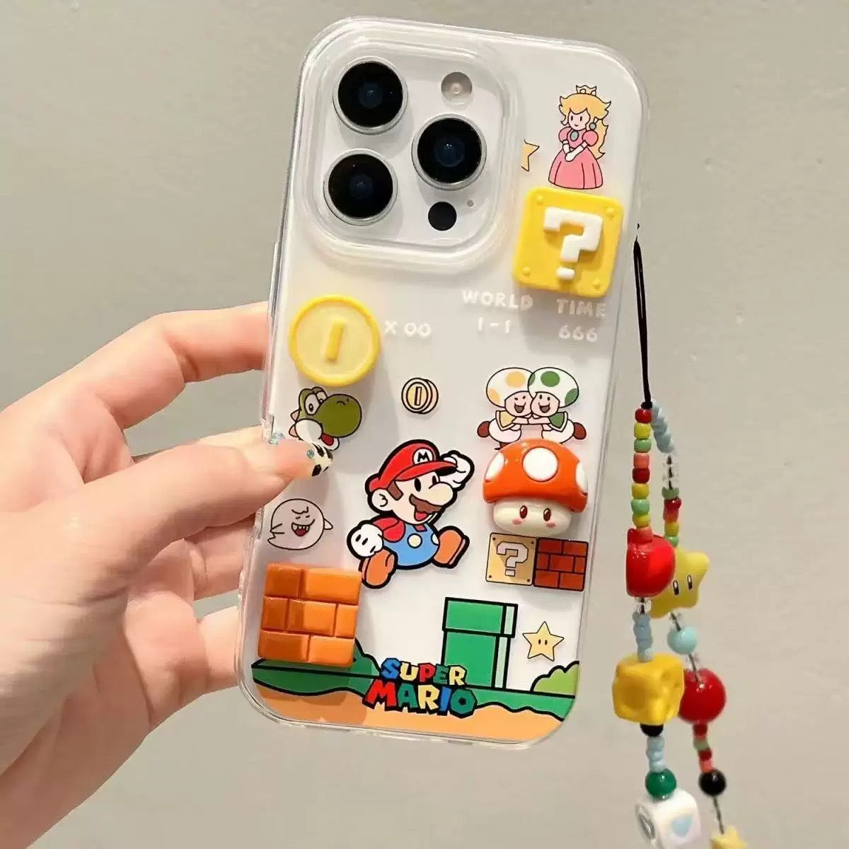 Cartoon Mario game iPhone Case