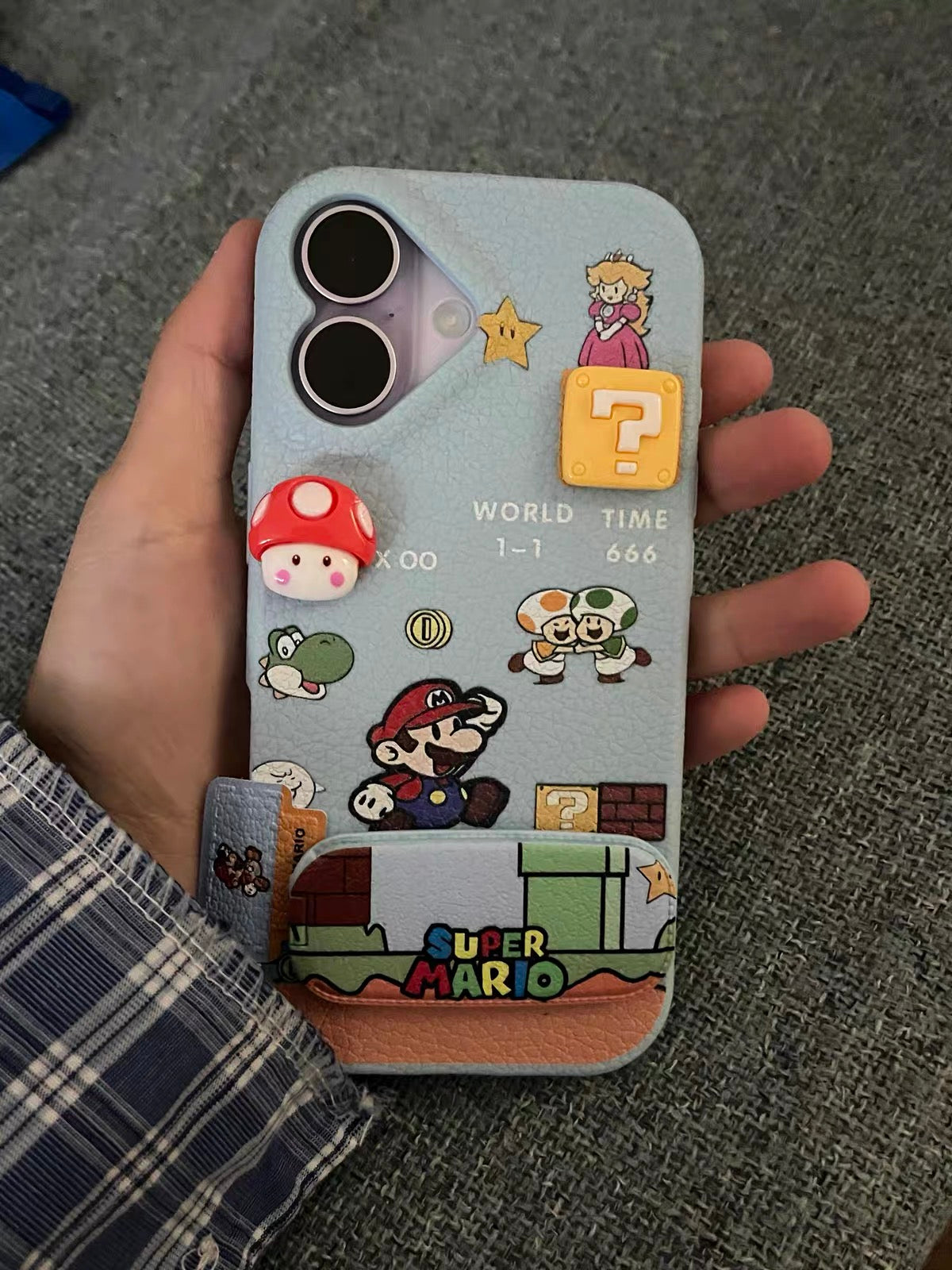 Cute Super Mario game iPhone Case