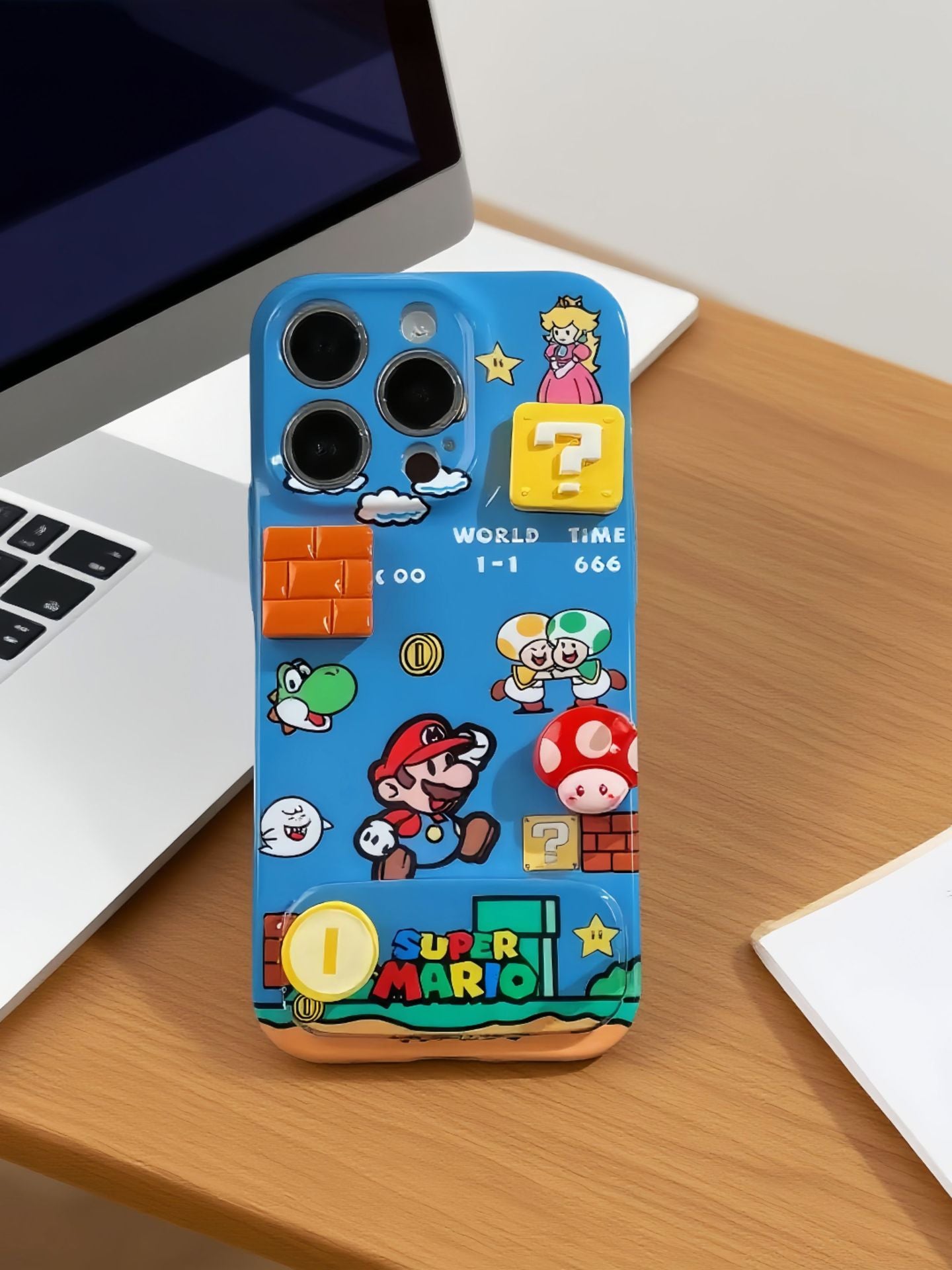 Cute Super Mario game iPhone Case