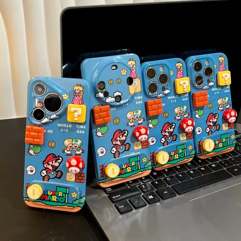 Cute Super Mario game iPhone Case