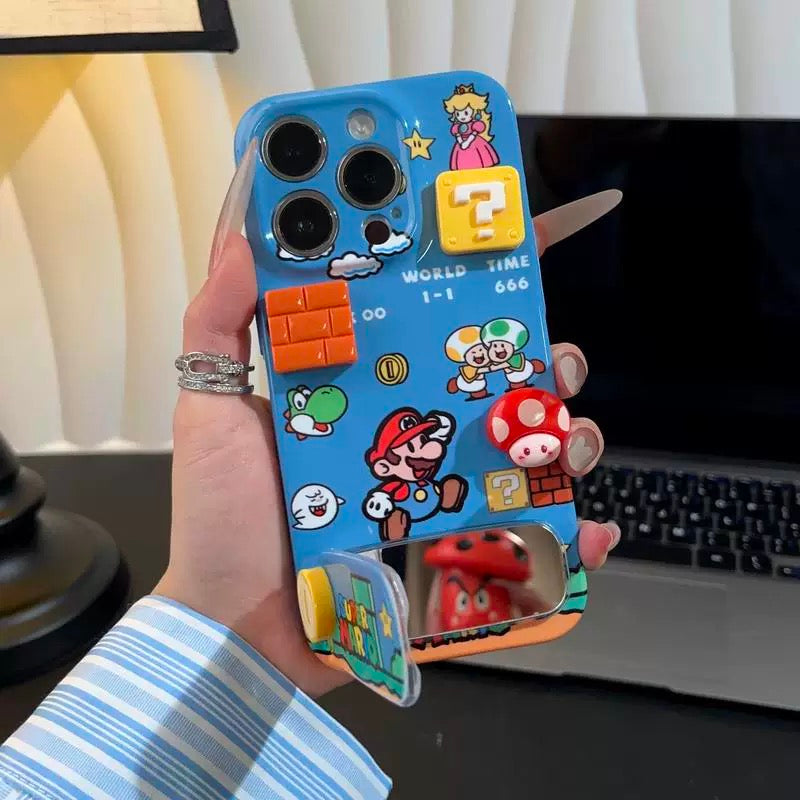 Cute Super Mario game iPhone Case