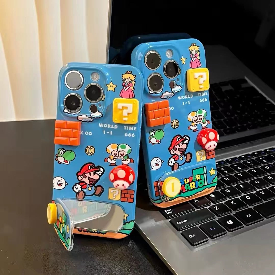 Cute Super Mario game iPhone Case