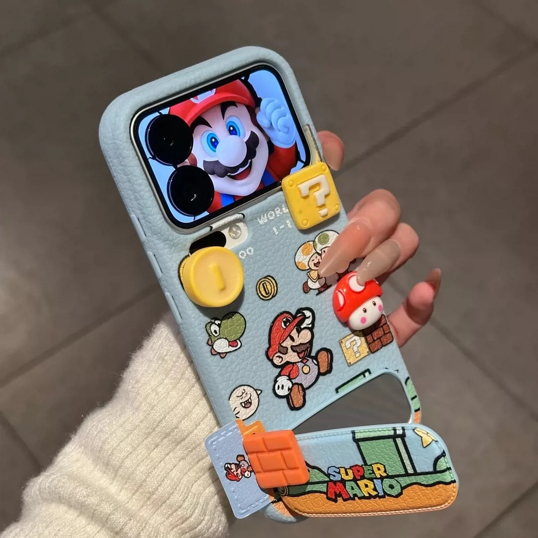 Cute Super Mario game iPhone Case