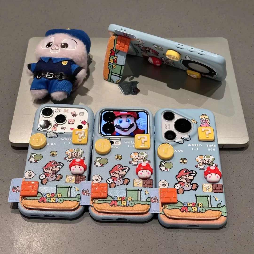 Cute Super Mario game iPhone Case