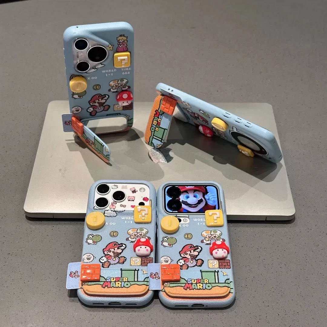 Cute Super Mario game iPhone Case