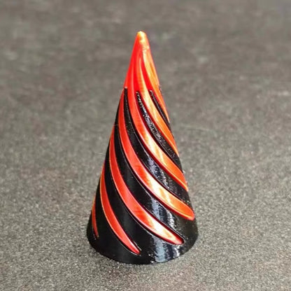 3D White Black Spiral Toy – Mesmerising Optical Illusion Fidget & Sensory Toy