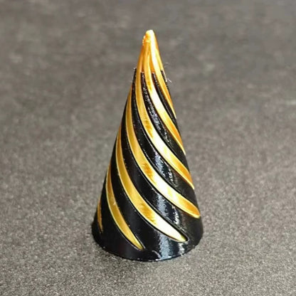 3D White Black Spiral Toy – Mesmerising Optical Illusion Fidget & Sensory Toy